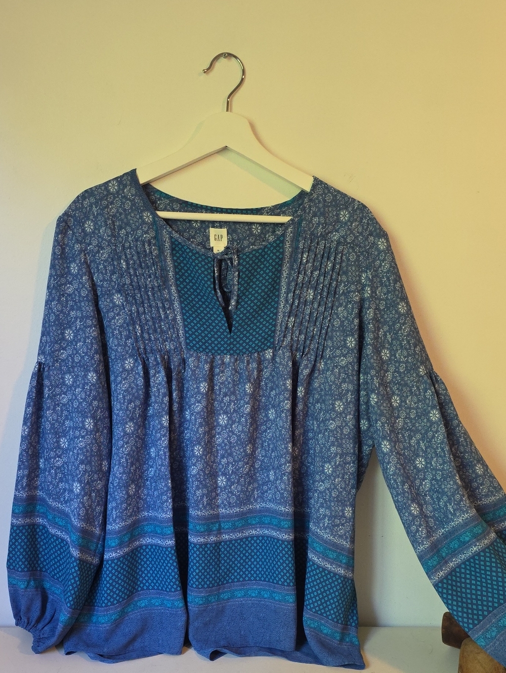 GAP Blue Patterned Boho Tunic